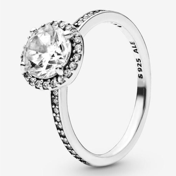 ❤️Pandora Round Sparkle Halo Ring - Picture 3 of 6